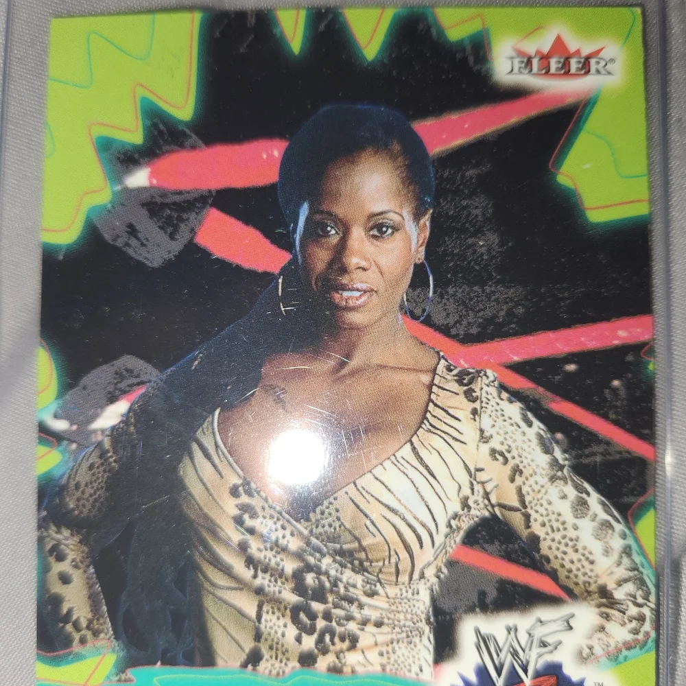 JACQUELINE - 2001 Fleer -  WWF Get Real With KB - TRADING CARD